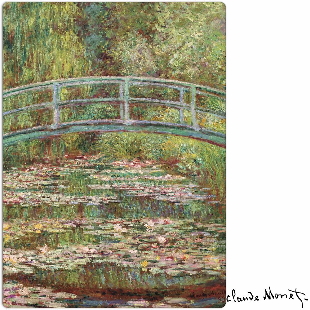 Quebra-cabeça 500 Peças Ponte Sobre Uma Lagoa Lírios - Toyster - Imagem 3