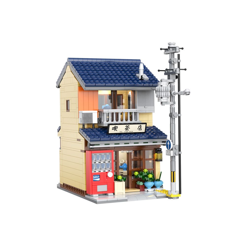 CaDA Blocos de Montar Casa de Chá Japonesa - Fun Divirta-se