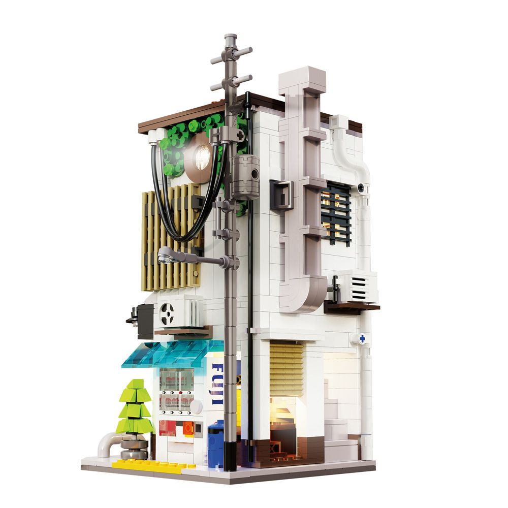 CaDA Blocos de Montar Casa de Pães Japoneses - Fun Divirta-se - Imagem 2