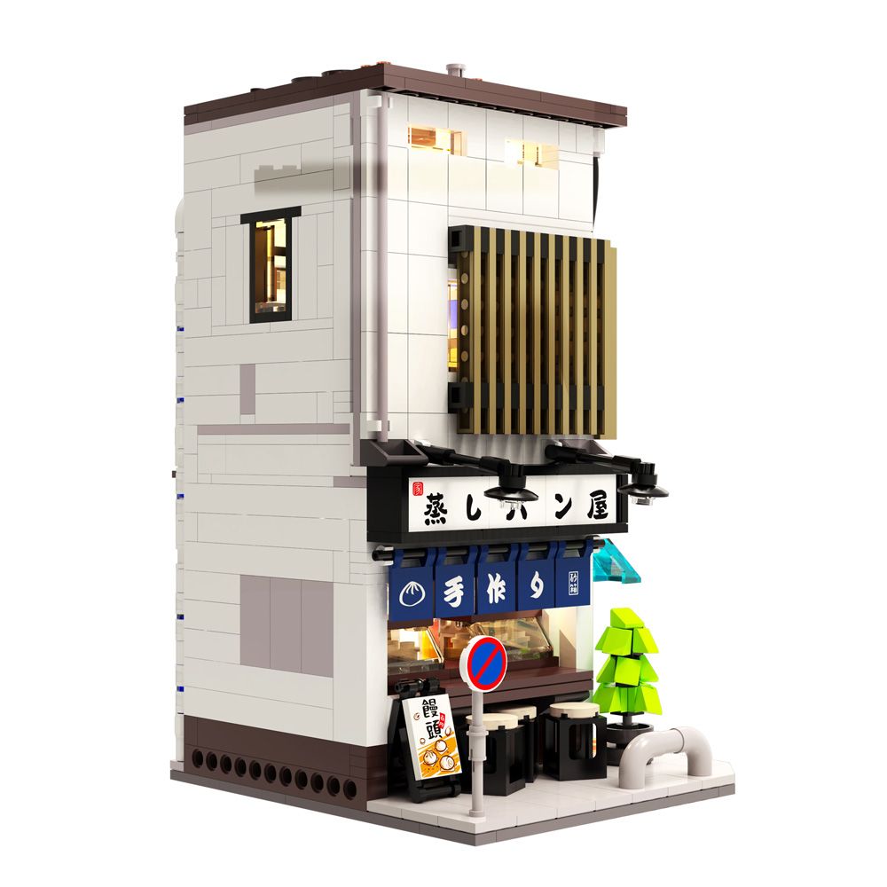 CaDA Blocos de Montar Casa de Pães Japoneses - Fun Divirta-se - Imagem 4