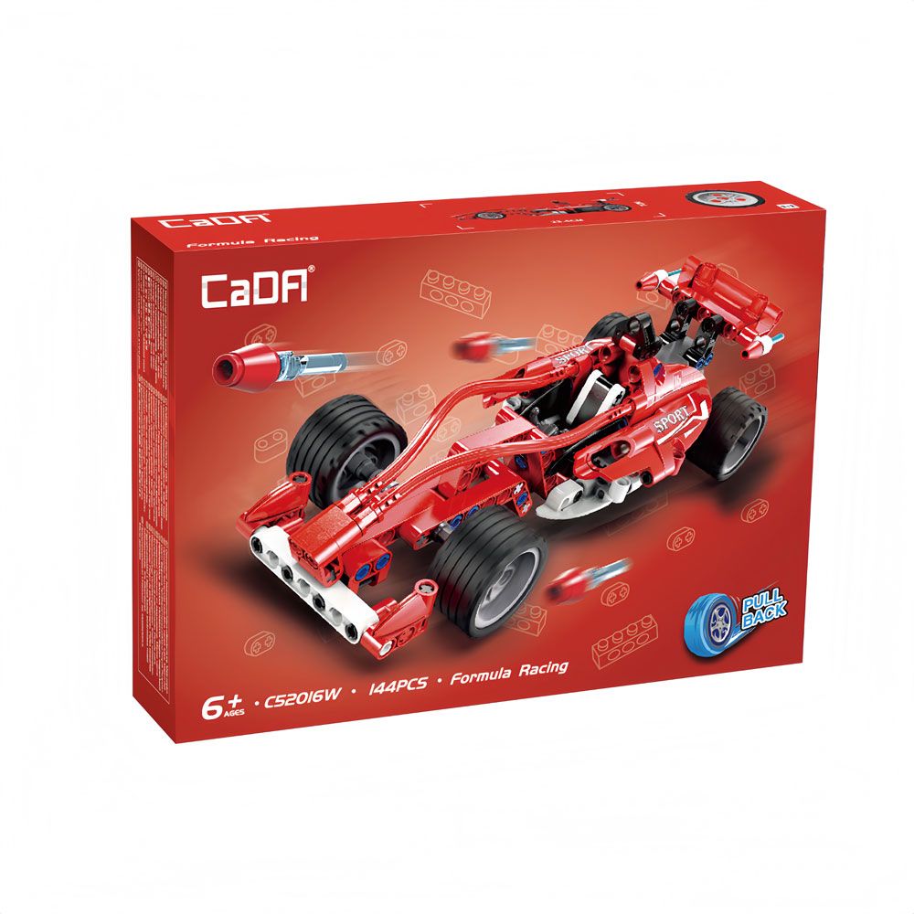 CaDA Blocos de Montar Carro Corrida Fórmula Racing - Fun Divirta-se - Imagem 6