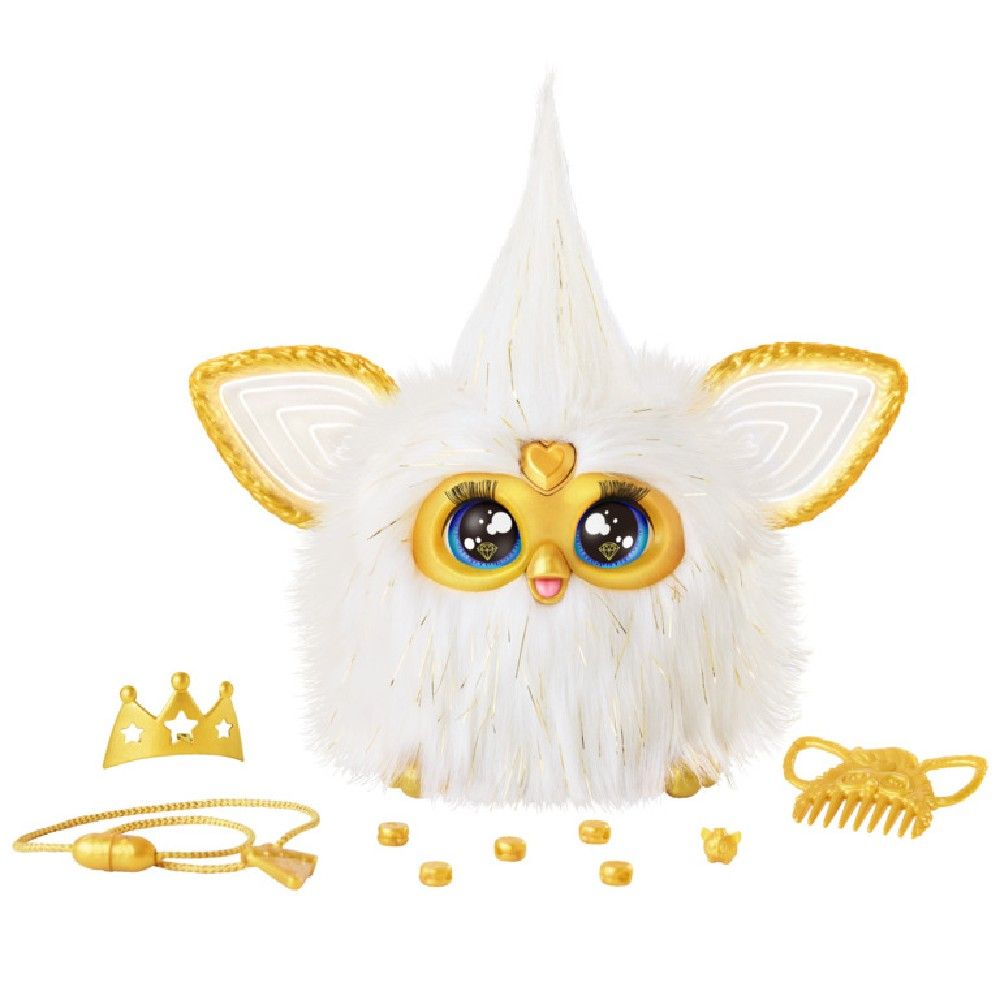 Furby Pelúcia Interativa Gold Glam - Hasbro - Imagem 2