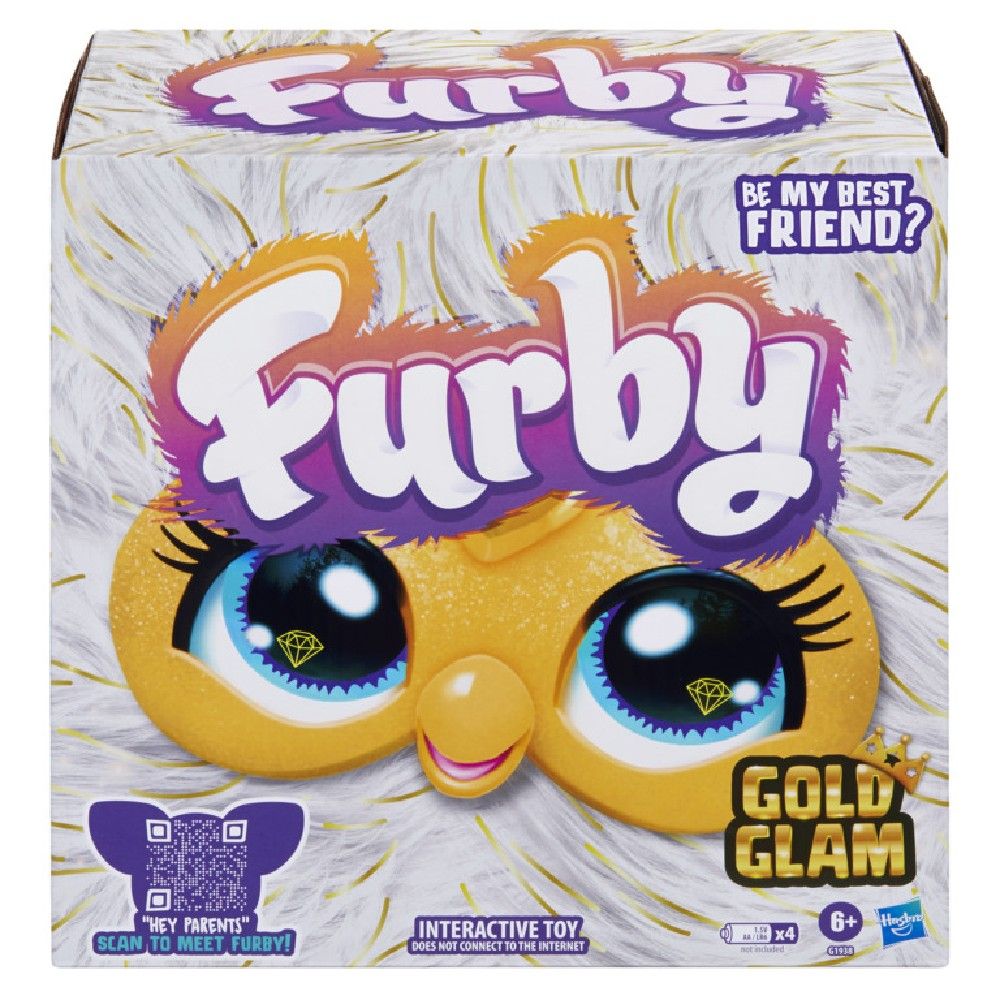Furby Pelúcia Interativa Gold Glam - Hasbro - Imagem 3