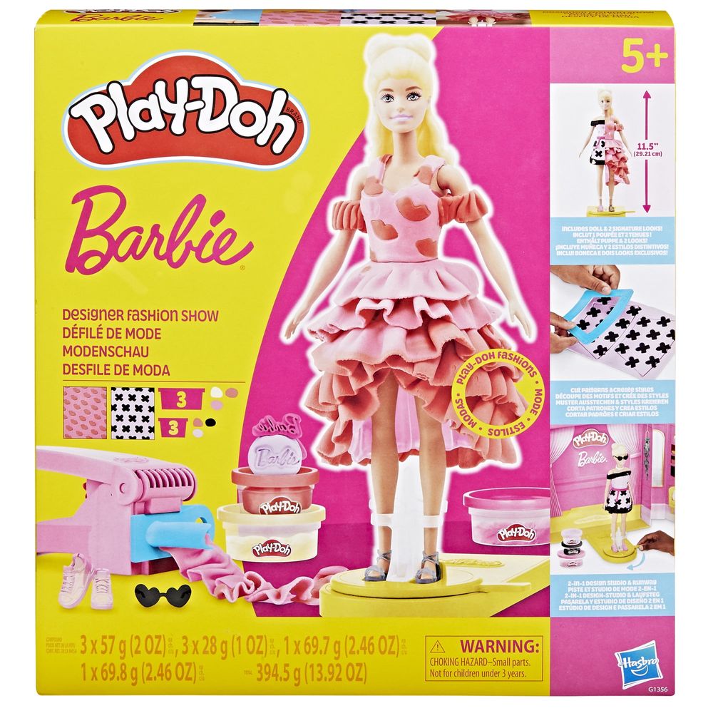 Massa de Modelar Play-Doh Barbie Estúdio de Moda - Hasbro - Imagem 2