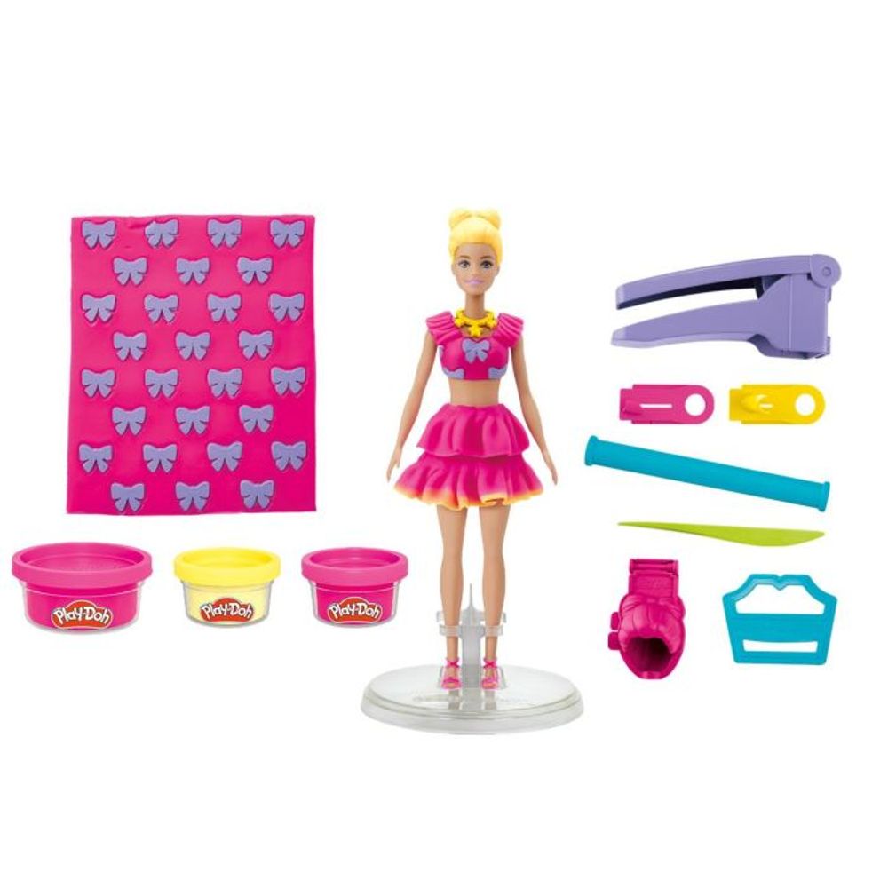 Massa de Modelar Play-Doh Barbie Babados e Laços - Hasbro - Imagem 2