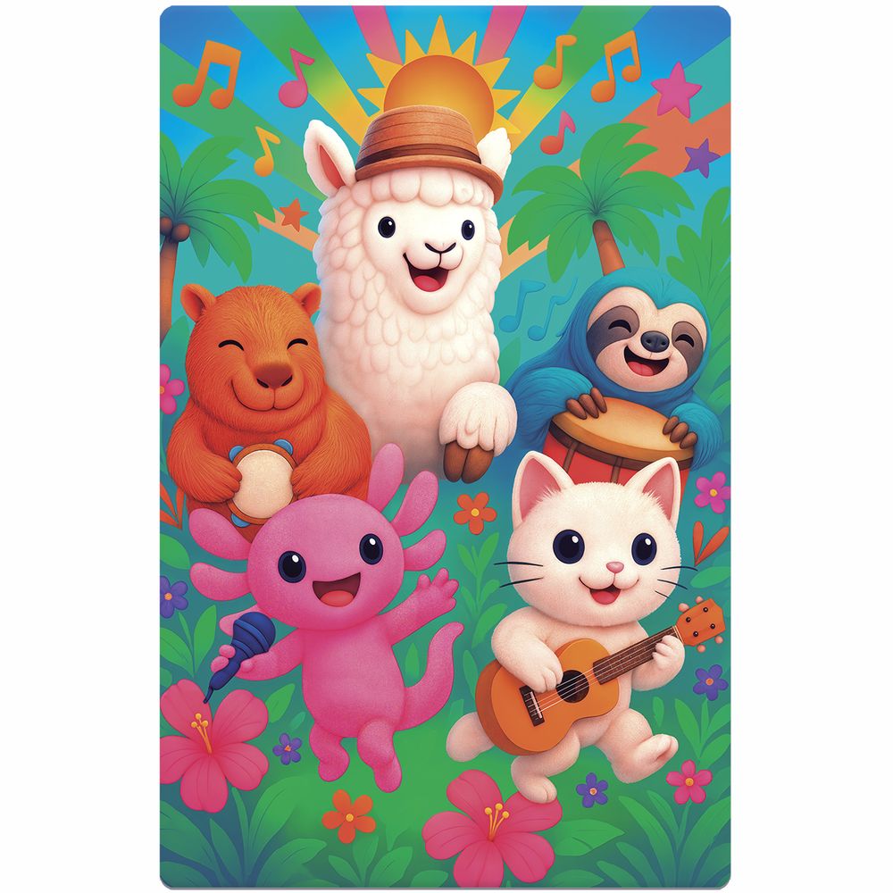 Quebra-Cabeça 100 Peças Mundo Fofinho Metalizado - Toyster - Imagem 2