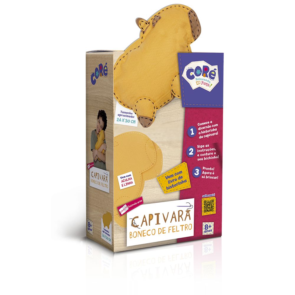 Boneco de Feltro Capivara - Toyster