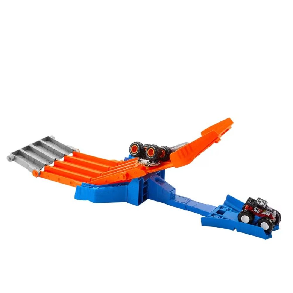 Hot Wheels Monster Trucks Pista Corrida Destruição - Mattel - Imagem 2