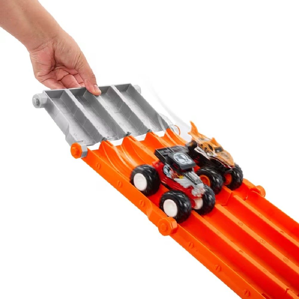 Hot Wheels Monster Trucks Pista Corrida Destruição - Mattel - Imagem 3