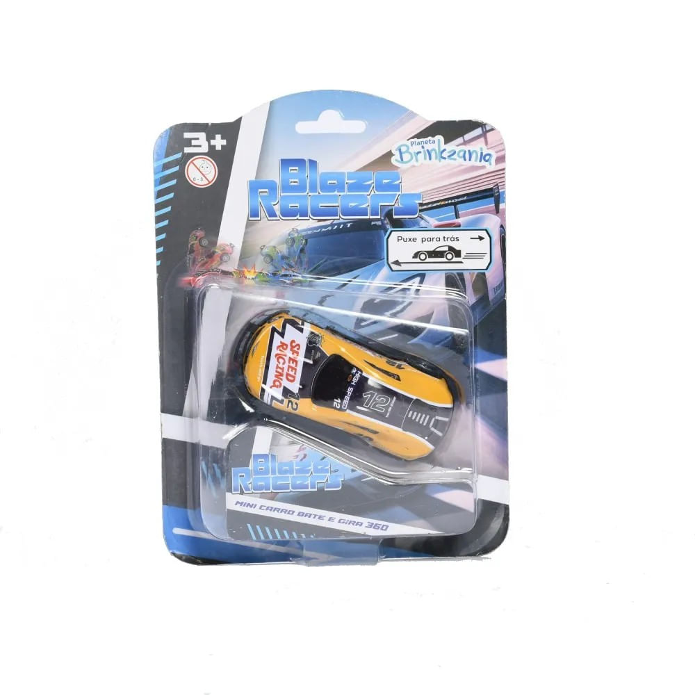 Kit Mini Carro Bate e Gira High Speed 23 e High Speed 30 - Brinkzania - Imagem 3
