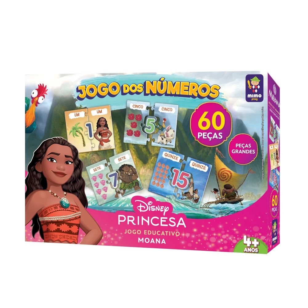 Jogo dos Números Moana - Mimo