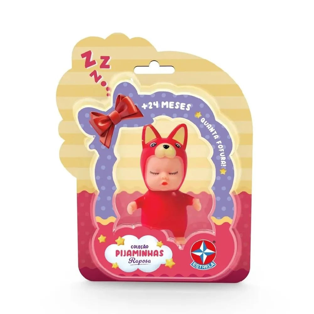 Kit Coleção Pijaminhas Mini Boneca Coala e Mini Boneca Raposa - Estrela - Imagem 3