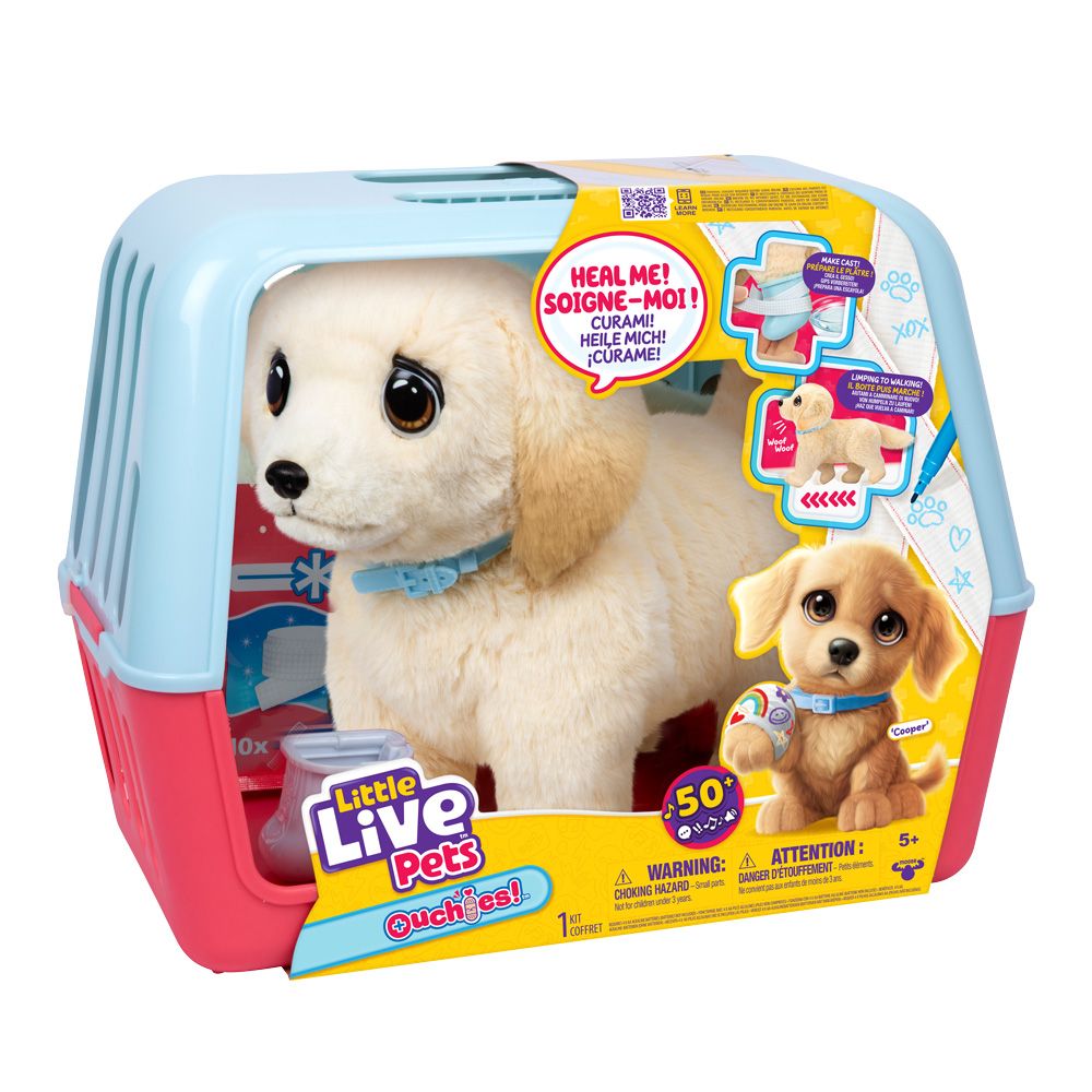 Little Live Pets Ouchies Retriever - Fun Divirta-se - Imagem 5