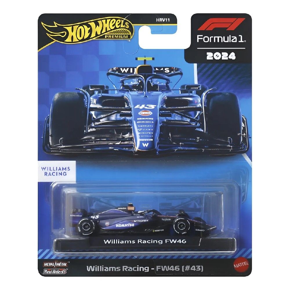 Hot Wheels Fórmula 1 Williams Racing FW46 (#43) - Mattel