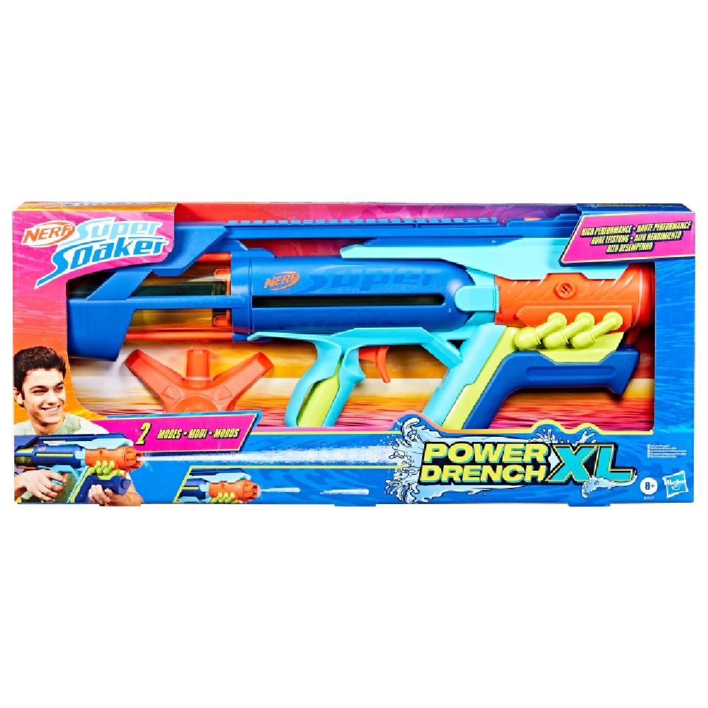 Lança Água Nerf Super Soaker Power Drench XL - Hasbro - Imagem 2