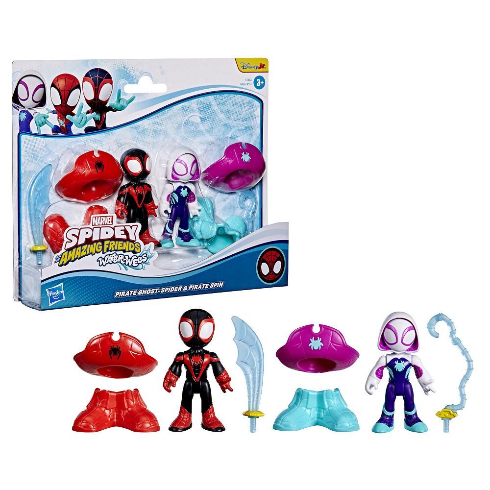 Spidey Amazing Friends Ghost-Spider e Pirate Spin - Hasbro