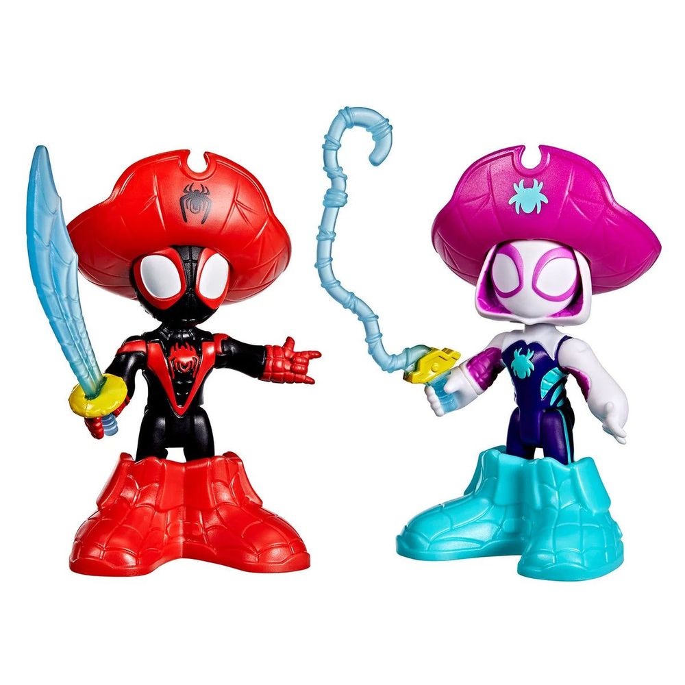 Spidey Amazing Friends Ghost-Spider e Pirate Spin - Hasbro - Imagem 2
