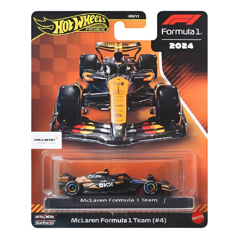 Hot Wheels Fórmula 1 McLaren  F1 Team (#4) - Mattel