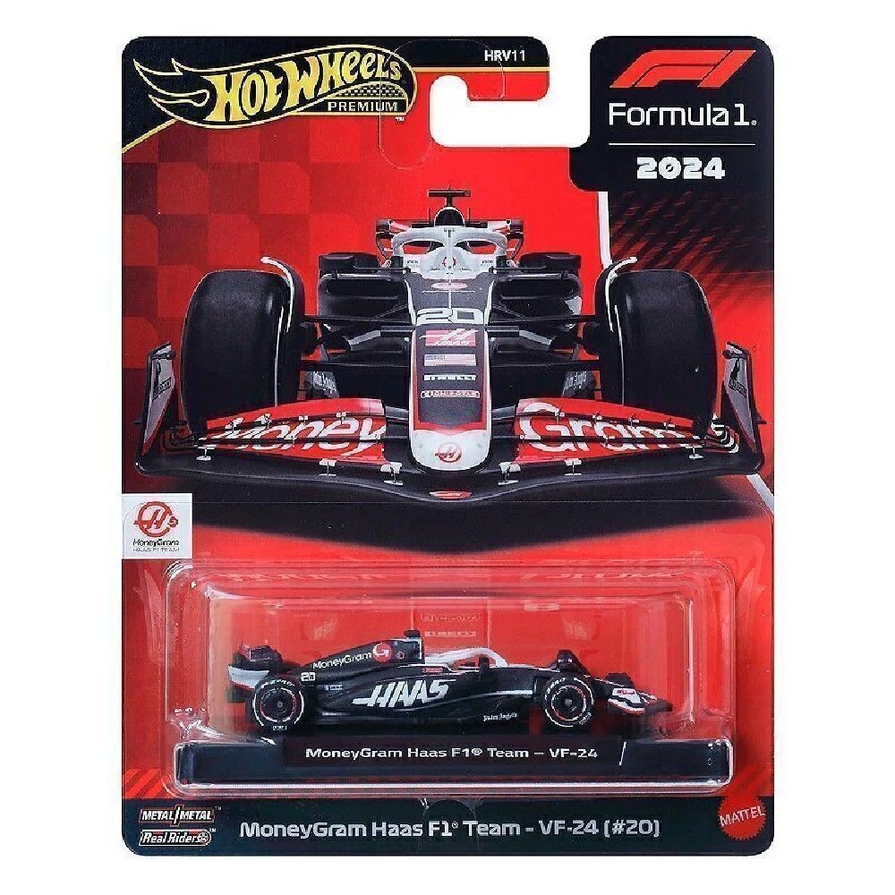 Hot Wheels Fórmula 1 MoneyGram Hass Team VF-24 (#20) - Mattel