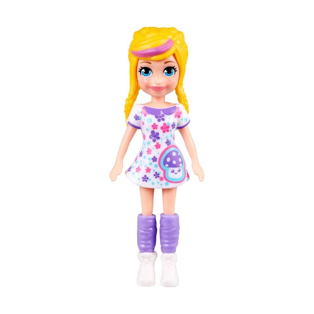 Polly Pocket Vestido Branco Cogumelo - Mattel
