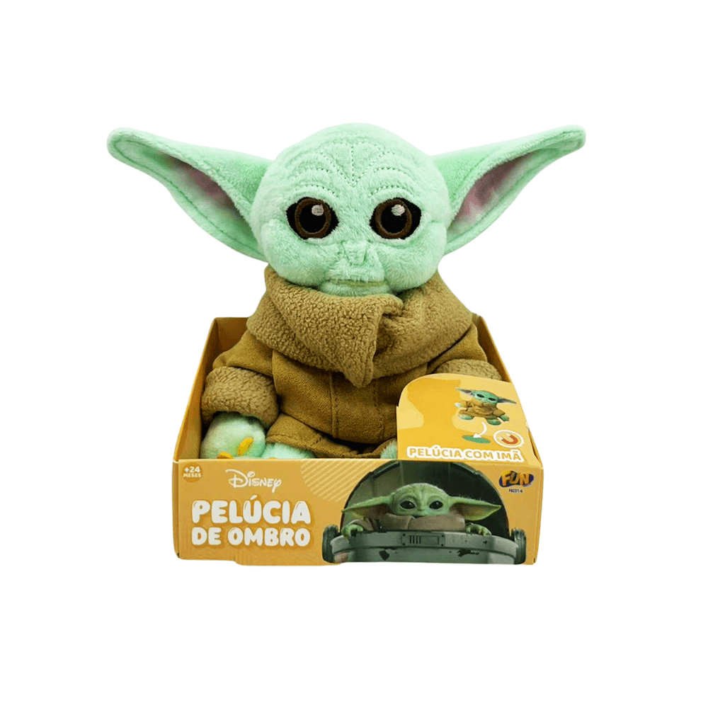Star Wars Pelúcia Grogu de Ombro 10cm - Fun Divirta-se - Imagem 5