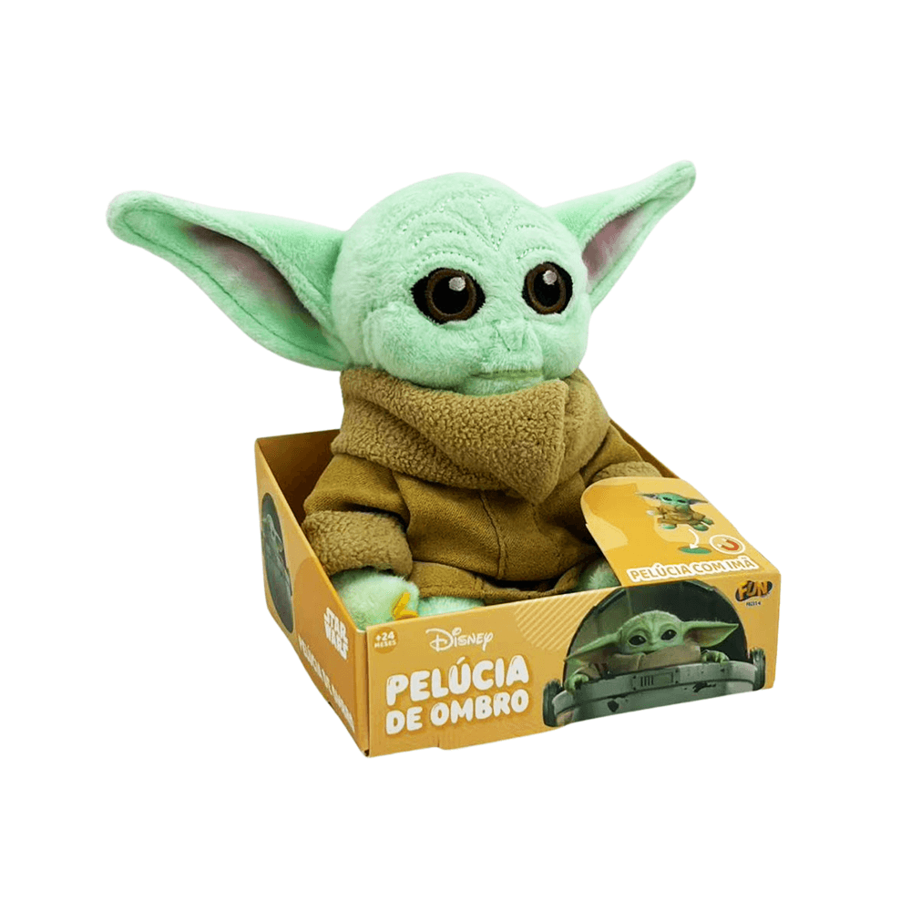 Star Wars Pelúcia Grogu de Ombro 10cm - Fun Divirta-se - Imagem 7