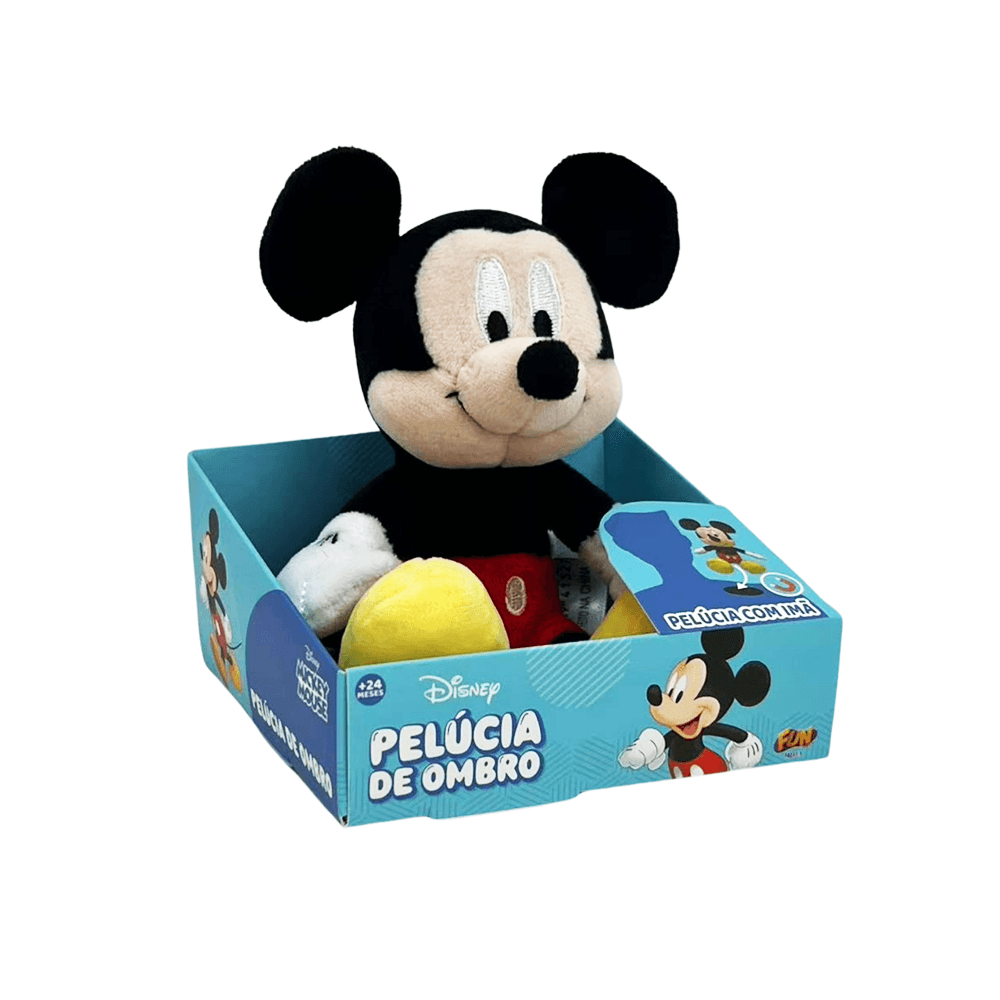 Disney Pelúcia Mickey de Ombro 10cm - Fun Divirta-se - Imagem 6