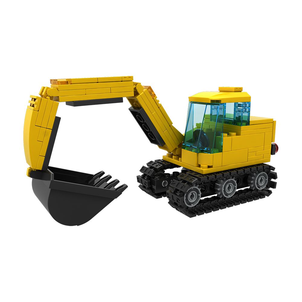 Cidade em Obras Escavadeira 190 Peças - Xalingo