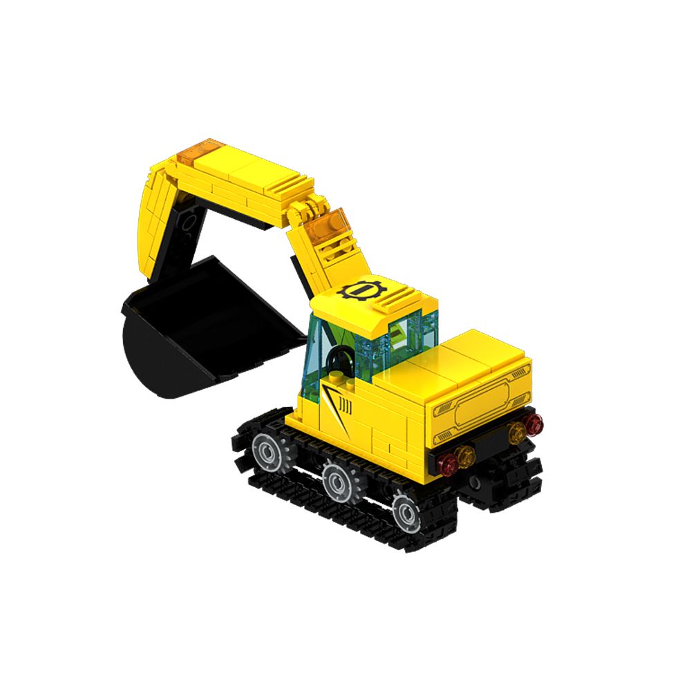 Cidade em Obras Escavadeira 190 Peças - Xalingo - Imagem 2
