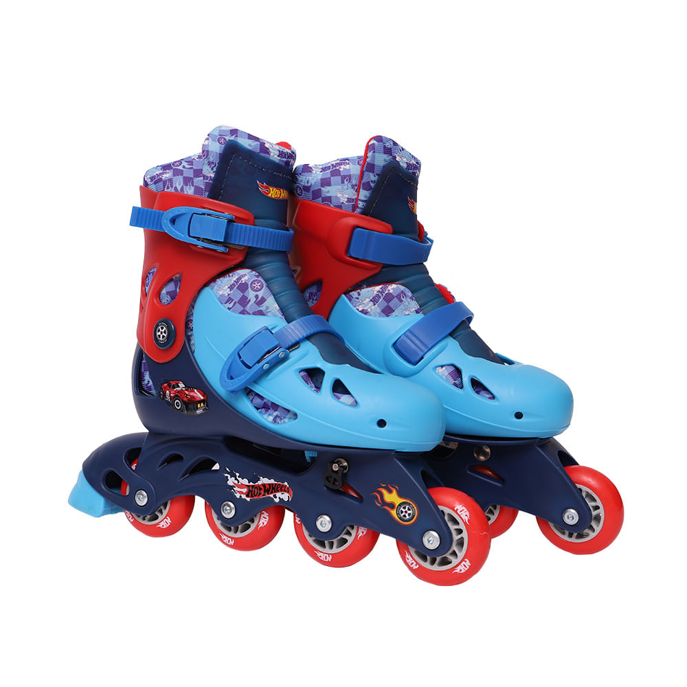 Hot Wheels Patins Ajustáveis 33 a 36 - Fun Divirta-se