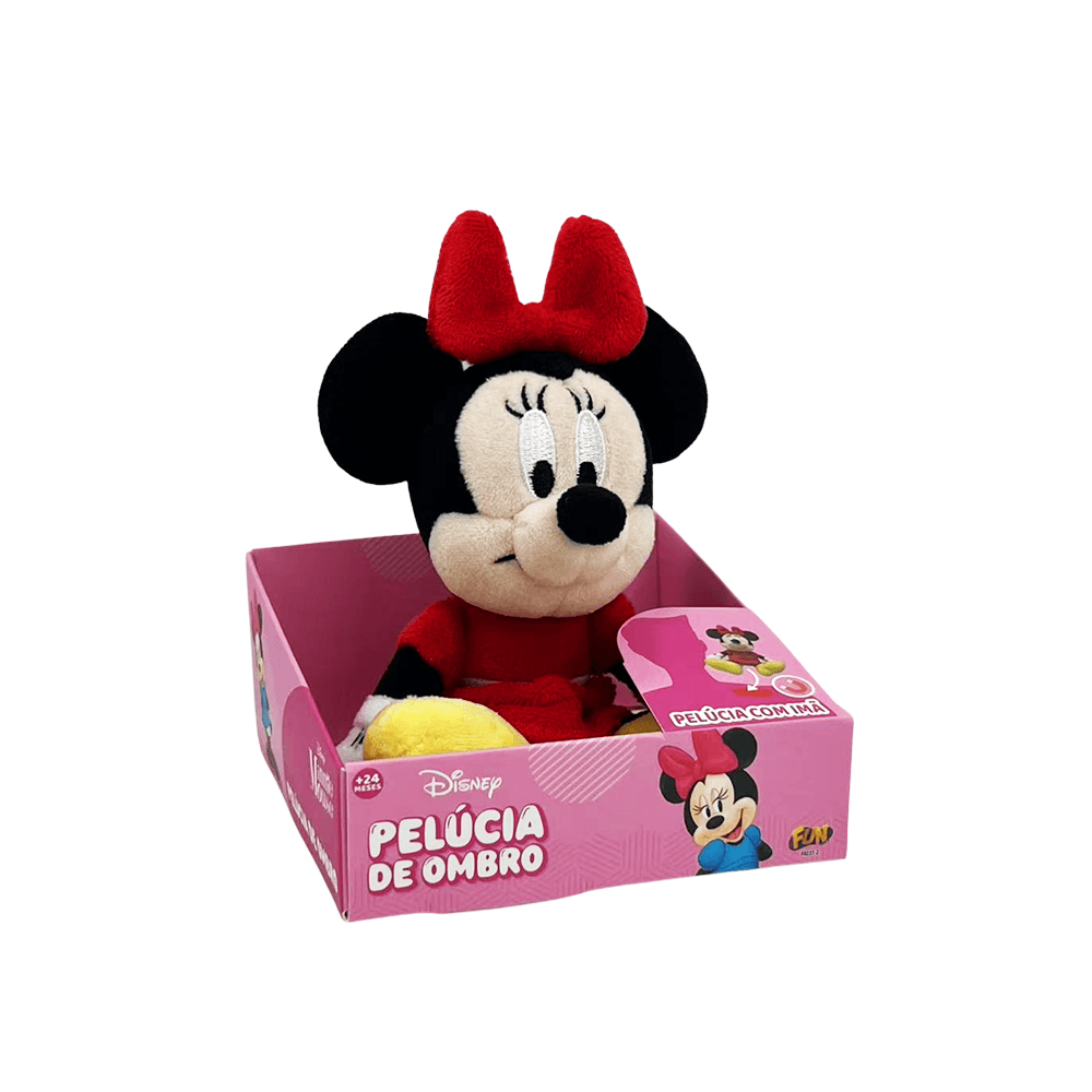 Disney Pelúcia Minnie de Ombro 10cm - Fun Divirta-se - Imagem 6