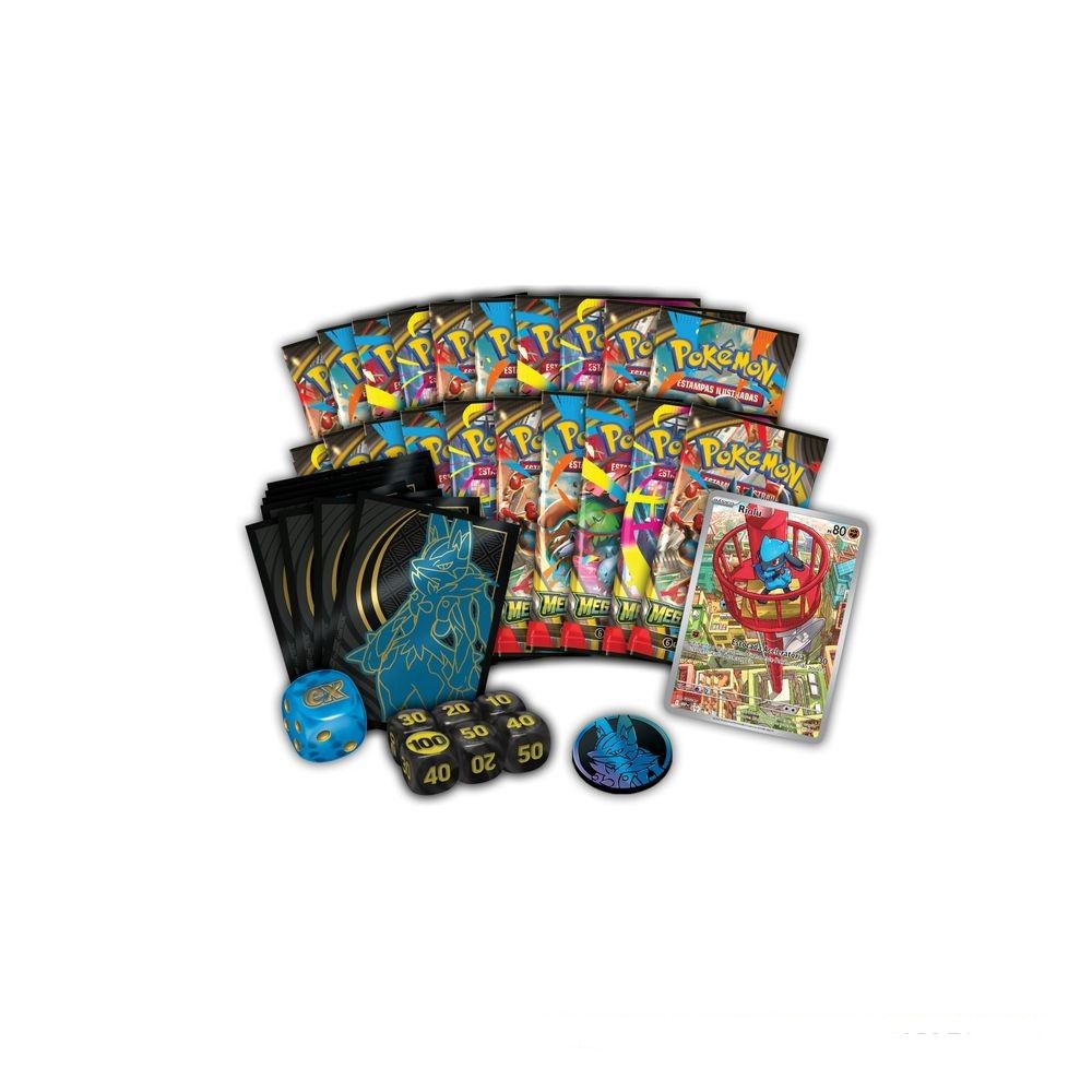 Pokémon Mega Evolução Treinador Avançado Riolu - Copag - Imagem 2