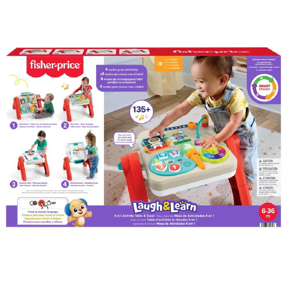 Fisher-Price Mesa de Atividades 4 em 1 - Mattel - Imagem 4