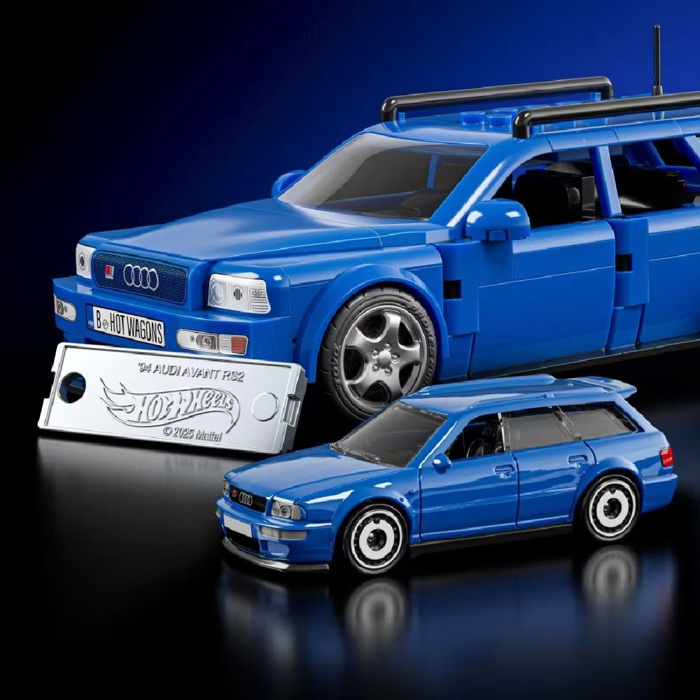 Hot Wheels Brick Shop Speed 94 Audi Avant RS2 - Mattel - Imagem 4