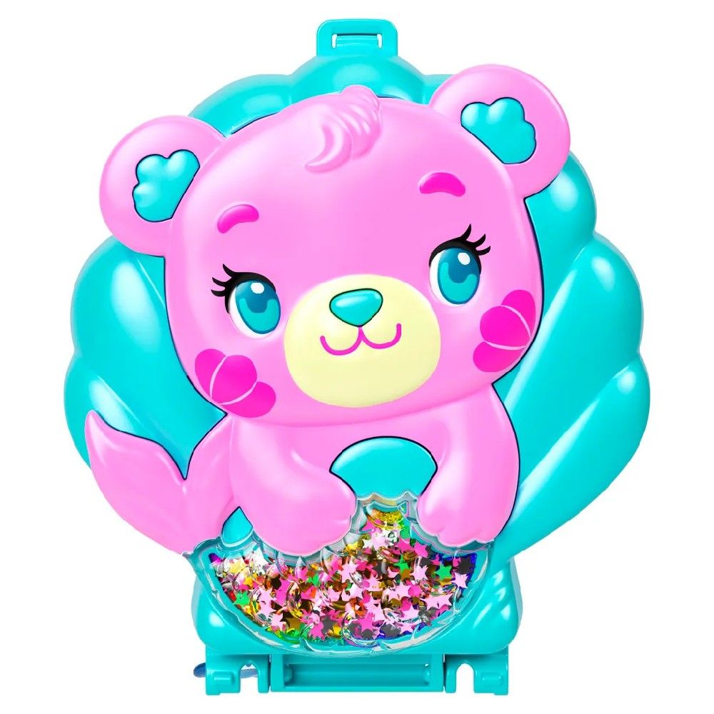 Polly Pocket Mundo dos Estojo Urso Sereia - Mattel