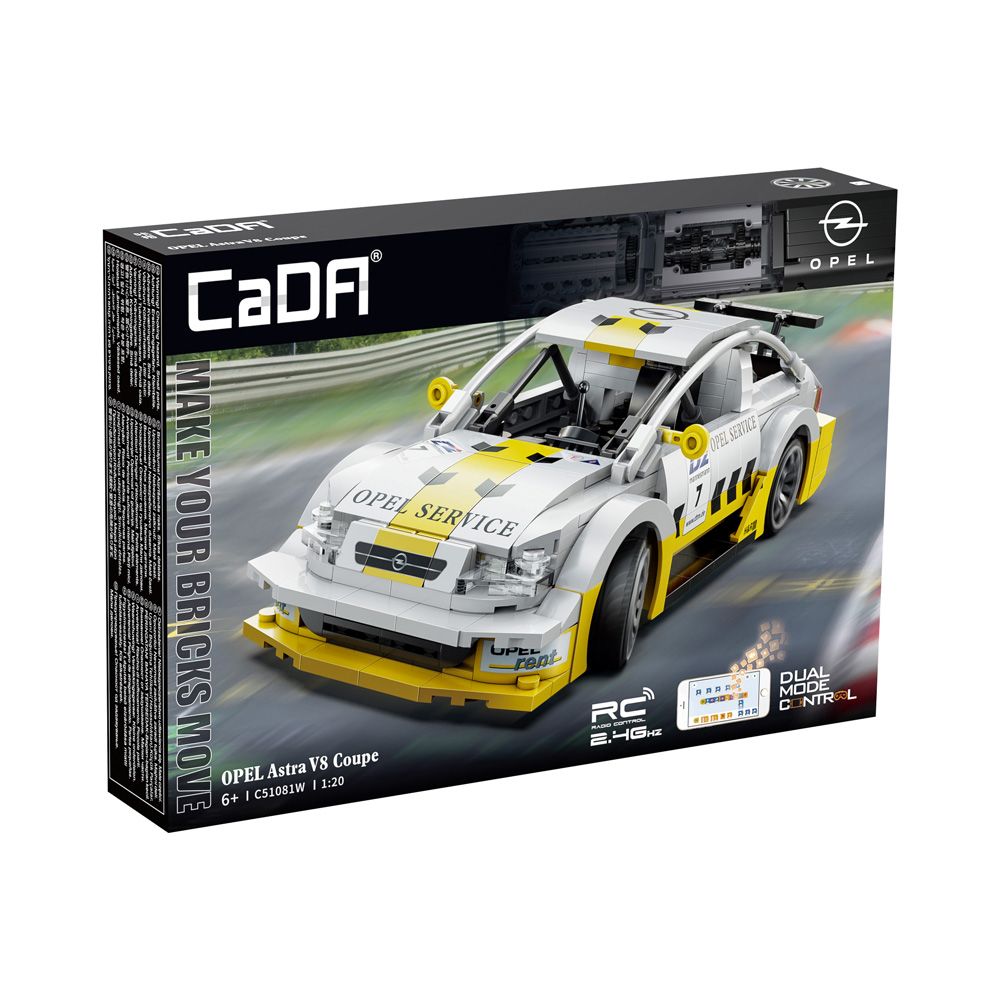 CADA Blocos de Montar Opel Astra V8 Coupe - Fun Divirta-se - Imagem 5