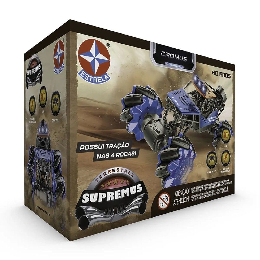 Carro Controle Remoto Supremus Cromus - Estrela - Imagem 3
