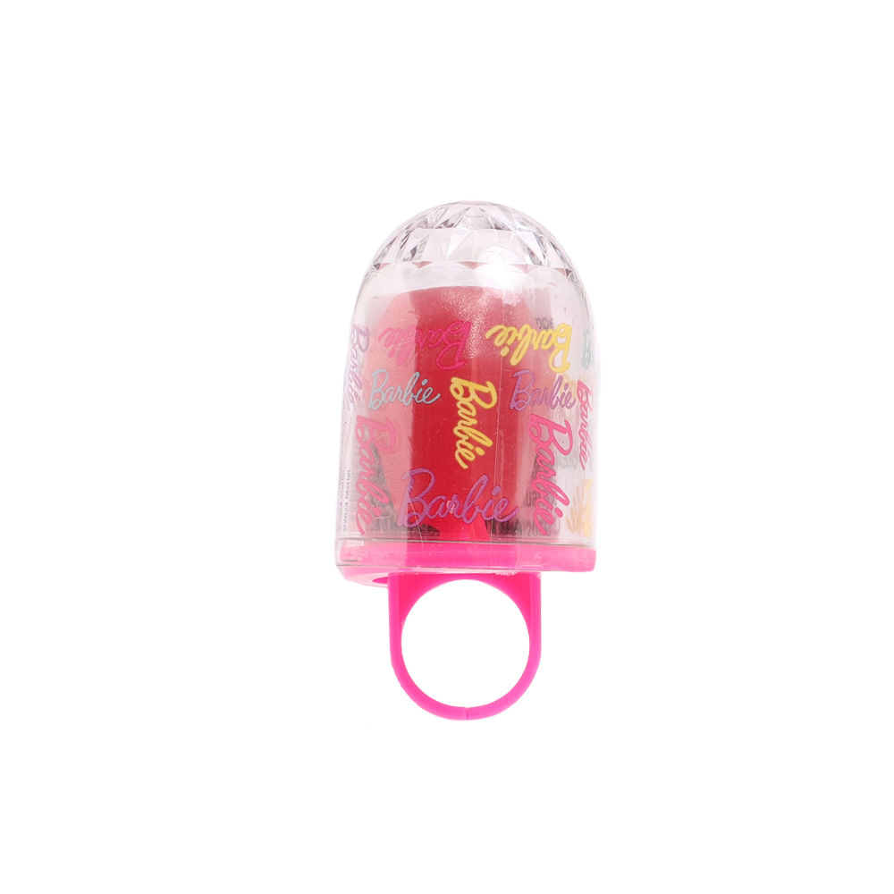 Kit Barbie Display 6 Anéis com Pirulito Sabor Morango - Fun Divirta-se - Imagem 5