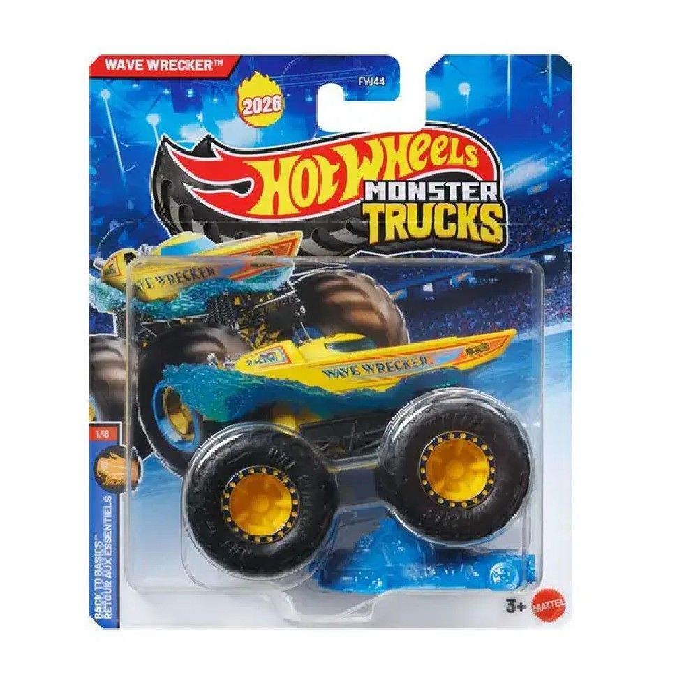 Hot Wheels Monster Trucks Wave Wrecker - Mattel