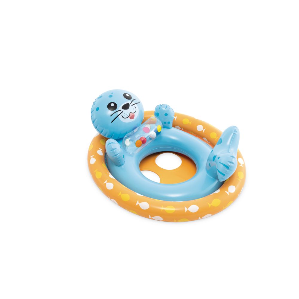 Boia Baby Bote Cabeça de Animais Foca - Intex