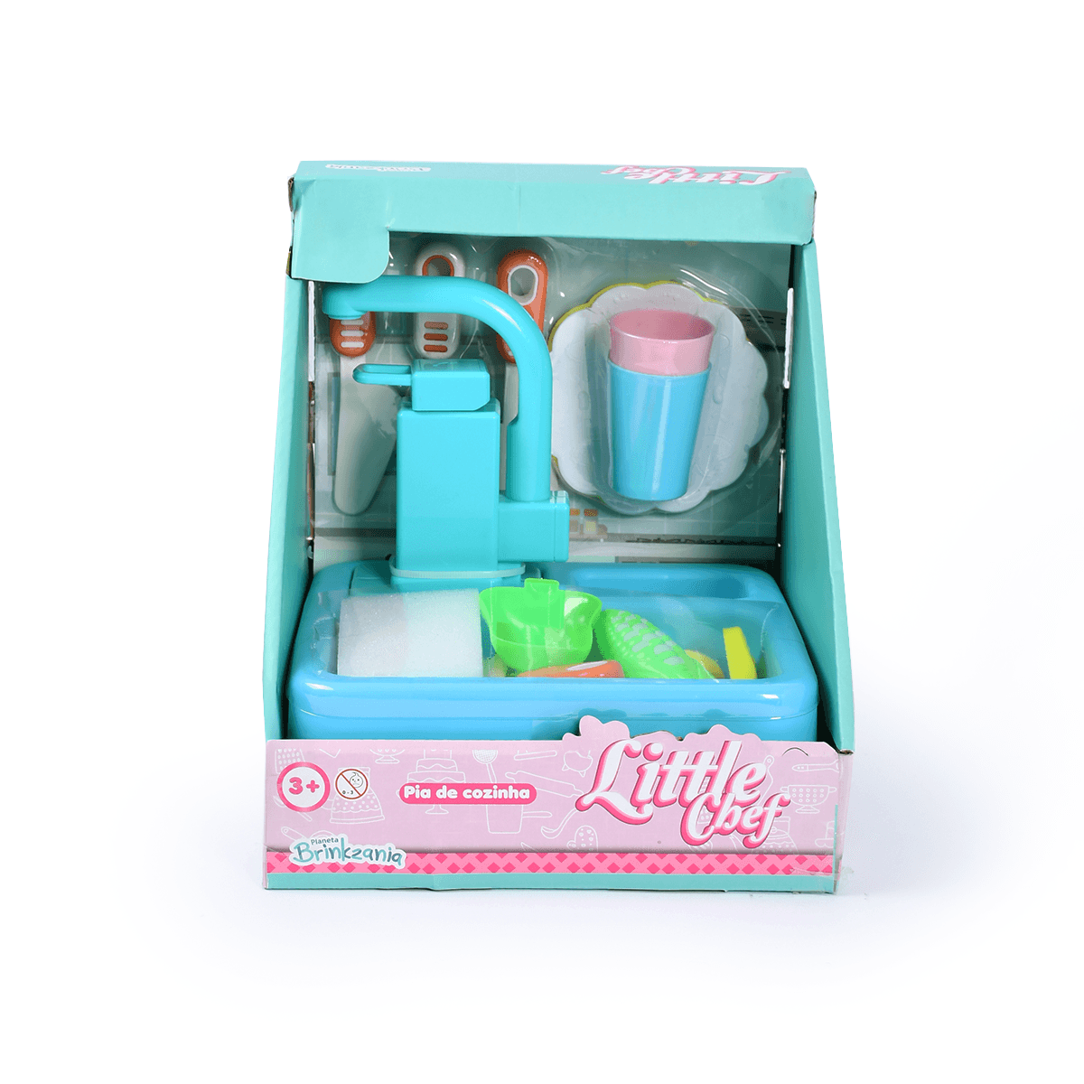 Pia de Cozinha Divertida Little Chef - Brinkzania