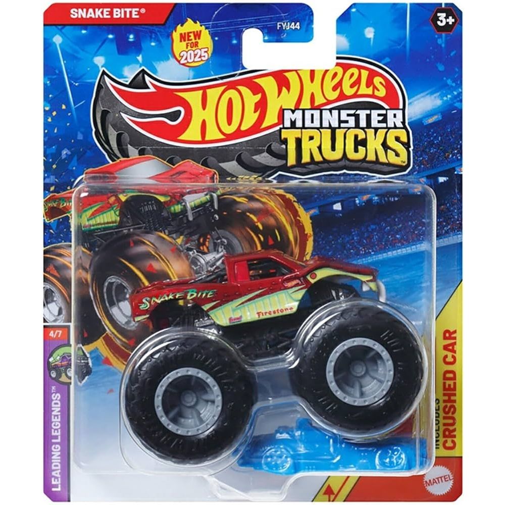 Hot Wheels Monster Trucks Snake Bite - Mattel