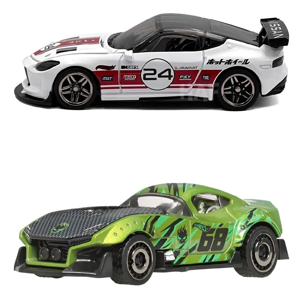 Hot Wheels Pullback Muscle And Blown e 2023 Nissan Z - Mattel - Imagem 2