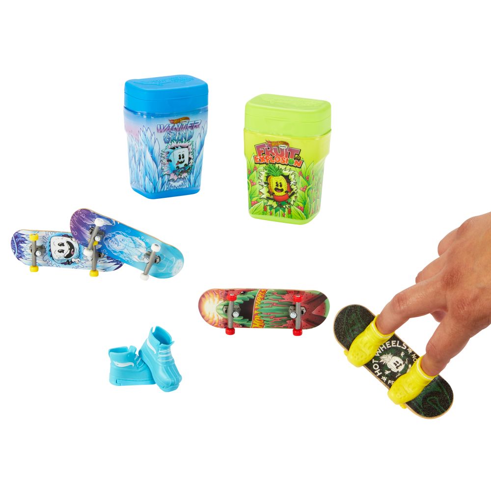 Hot Wheels Skate Dois Pacotes de Chicletes - Mattel - Imagem 3