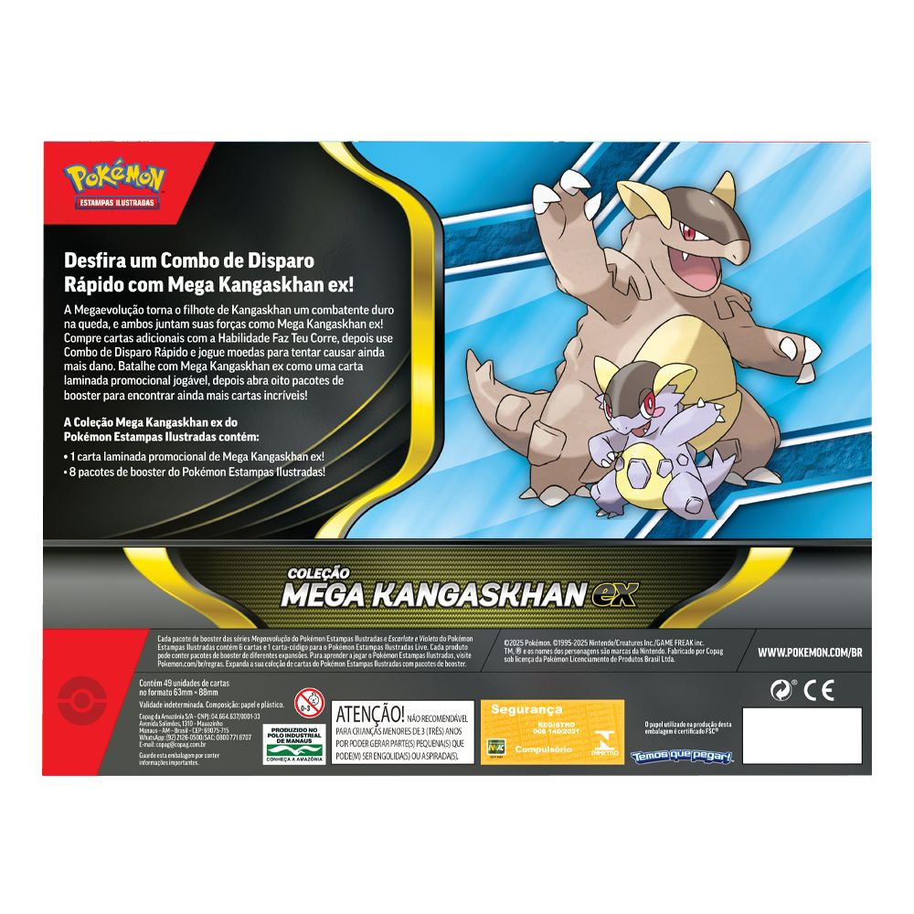 Pokémon Box Mega Kangaskhan Ex - Copag - Imagem 2