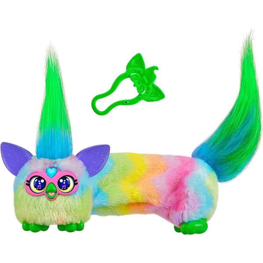 Furby Pelúcia Interativa DJ Furblets Can-Dee-Swirl - Hasbro