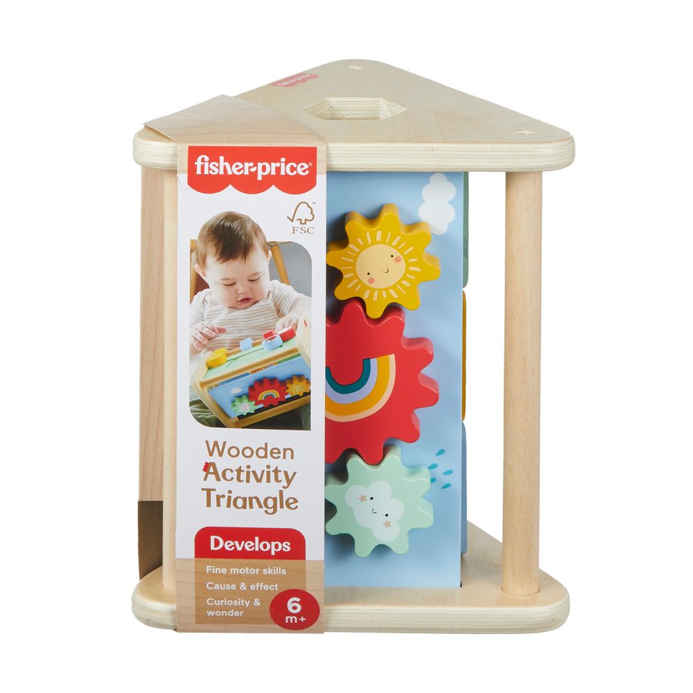 Fisher-Price Triângulo de Atividades de madeira - Mattel - Imagem 6