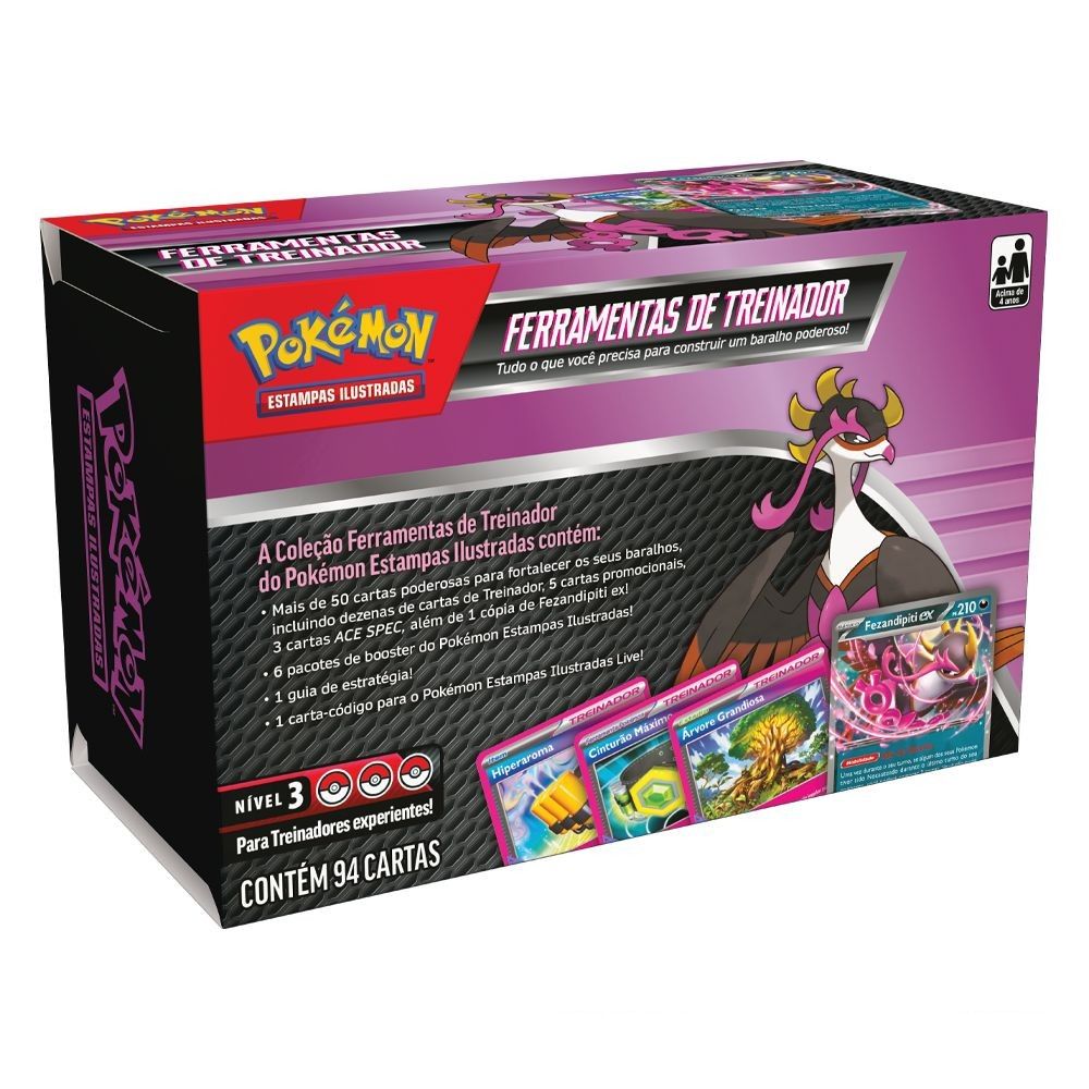 Pokémon Ferramentas de Treinador Fezandipiti EX - Copag
