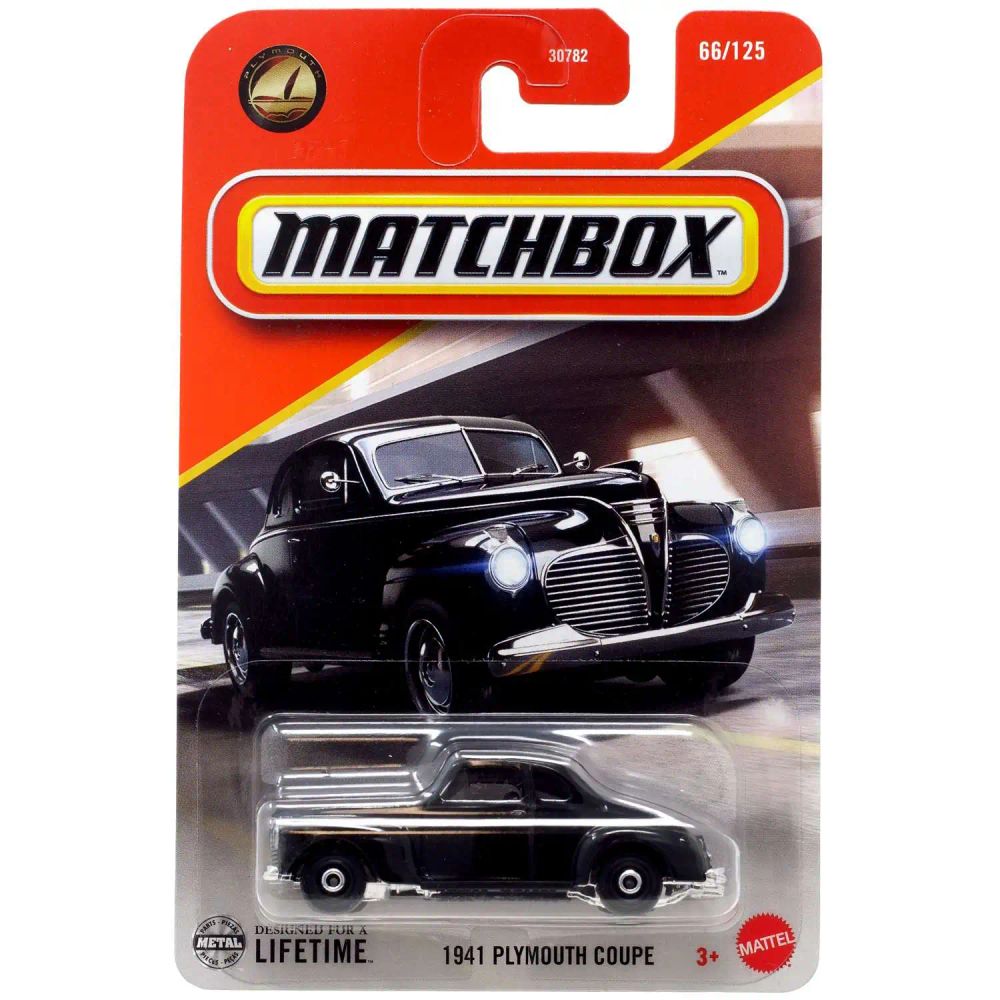Matchbox Carro Básico 1941 Plymouth Coupe - Mattel