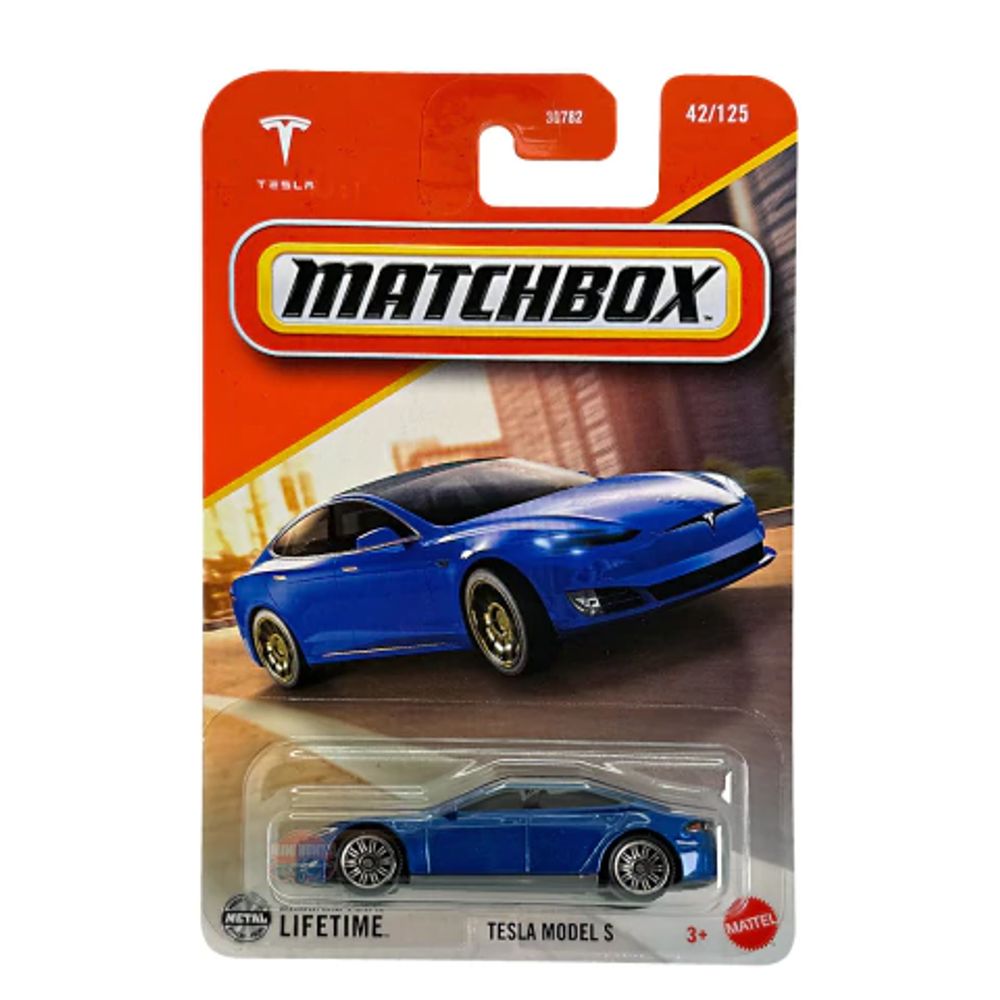 Matchbox Carro Básico Tesla Model S - Mattel